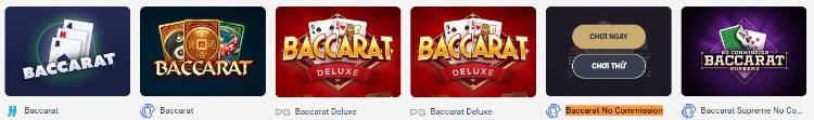 chơi Baccarat No Commission tại m88