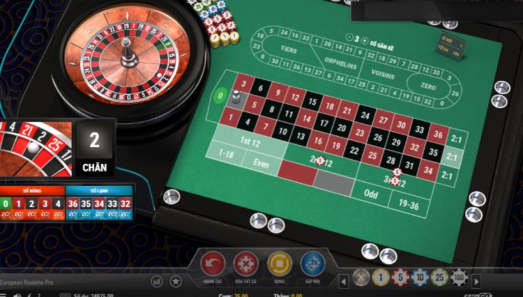 chơi European Roulette tại m88