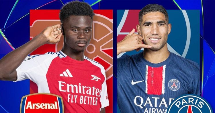soi kèo PSG vs Arsenal