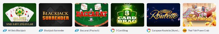 chơi 3 Card Brag tại nhà cái m88