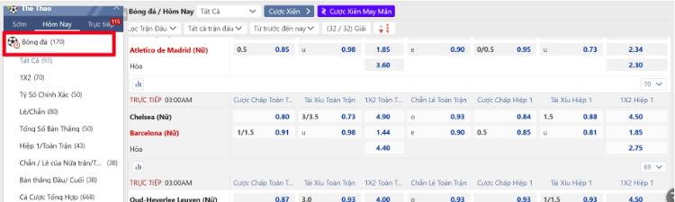 cá cược bóng đá m88